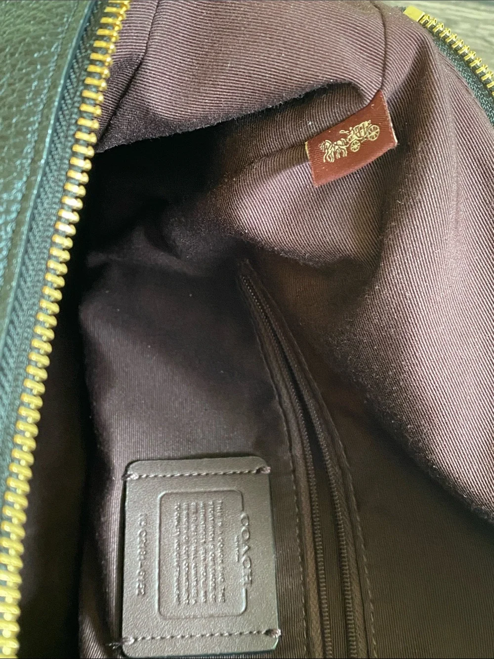 Coach Pennie Leather Shoulder Bag with Gold Tone Hardware 6152